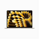 Nešiojamas kompiuteris Macbook Air 15 colių Apple M2 8C CPU, 10C GPU/8GB/256GB SSD/Starlight/RUS (2023 m. modelis)