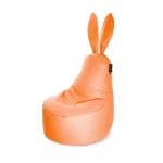 Sėdmaišis Qubo™ Mommy Rabbit, gobelenas, oranžinis