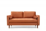 Dvivietė sofa Kalune Design Rome, oranžinė