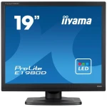 Iiyama ProLite E1980D-B1 - LED monitorius - 19" - 1280 x 1024 @ 60 Hz - TN - 250 cd / m² - 1000:1 - 5 ms - DVI, VGA - matte juodas