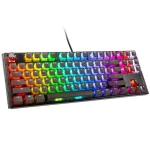 Ducky One 3 Aura Juodas TKL Klaviatūra žaidimams, RGB LED - MX-Speed-Sidabrinis (US)