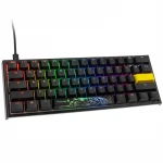 Ducky One 2 Pro Mini Klaviatūra žaidimams, RGB LED - Gateron Geltona (US)