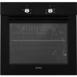 Simfer | Oven | 8004AERSP | 62 L | Electric | Manual | Mechanical control | Height 60 cm | Width 60 cm | Black