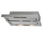 CATA | Hood | TF 5260 X | Telescopic | Energy efficiency class D | Width 60 cm | 325 m³/h | Slider control | LED | Inox