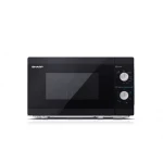 Sharp | Microwave Oven with Grill | YC-MG01E-B | Free standing | 800 W | Grill | Black