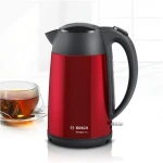 Bosch | Kettle | DesignLine TWK3P424 | Electric | 2400 W | 1.7 L | Stainless steel | 360° rotational base | Red