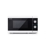 Sharp | Microwave Oven with Grill | YC-MG01E-W | Free standing | 800 W | Grill | White