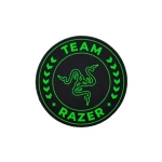 Razer Team Razer Floor Mat 100% Recycled Polyester Velvet/100% Recycled Non-woven Fabric | Floor Rug | Black/Green