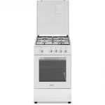 Simfer | Cooker | 4401SGRBB | Hob type Gas | Oven type Gas | White | Width 50 cm | Depth 55 cm | 49 L