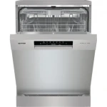 Dishwasher | GS643E90X | Free standing | Width 59.9 cm | Number of place settings 16 | Number of programs 6 | Energy efficiency class E | Display | AquaStop function | Silver