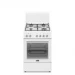 Simfer | Cooker | 4403SERBB | Hob type Gas | Oven type Electric | White | Width 50 cm | Electronic ignition | Depth 55 cm | 48 L