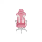 Genesis Gaming Chair Nitro 710 Backrest upholstery material: Eco leather, Seat upholstery material: Eco leather, Base material: Nylon, Castors material: Nylon with CareGlide coating | Pink/White