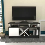 TV staliukas Kalune Design TV stalas Auburn - Anthracite, Baltas