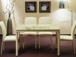 Signal Meble DAMAR TABLE CREAM / CREAM FRAME 80X60