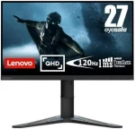 Monitorius Lenovo G27qe-20 68.6 cm (27") 2560 x 1440 pikselių Quad HD LED Juodas