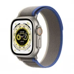 Apple Watch Ultra GPS + Cellular, 49mm Titanium Case, Blue/Gray Trail Loop S/M MNHL3EL/A