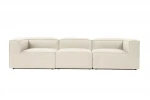 Trivietė sofa Atelier Del Sofa Fora, smėlio spalvos