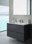 Vonios baldų komplektas Teka Inca Combo 2S, 100 cm, grafitas