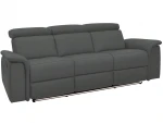 Trivietė sofa Loft Pareli, pilka