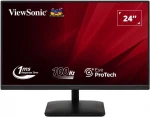 LCD Monitorius|VIEWSONIC|VA2408-MHDB|23.8"|Panel IPS|1920x1080|16:9|100Hz|Matte|1 ms|Speakers|Tilt|Colour Juodas|VA2408-MHDB