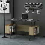 Kalune Design Darbo stalas Ironi - Anthracite, Oak