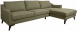 Corner sofa BIRGIT RC, olive žalias