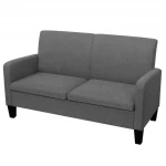 Dvivietė sofa, 135x65x76, tamsiai pilka