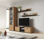 SOHO 7 set (RTV140 cabinet + S1 cabinet + shelves) Oak lefkas