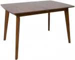 Dining table JESPER 120/160x80xH76cm, walnut