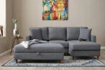 Hanah Home Kampinė sofa Eva Right - Pilkas