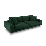 Keturvietė sofa Jog, 286x122x90 cm, žalia