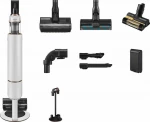 Samsung VS20B95843W handheld vacuum Juodas, Chrome, Baltas Dust bag