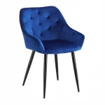 2-jų kėdžių komplektas Halmar K487, mėlynas