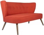 Kalune Design 2 vietų sofa Bienville - Tile Raudona