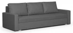 Trivietė sofa Mondo, pilka