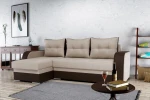 Kampinė sofa-lova Sydney, ruda