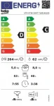 Skalbimo mašina - džiovyklė Beko HTV8736XSHT  8/5kg.
