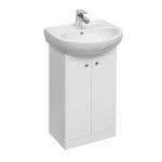 Apatinė vonios spintelė su praustuvu Kolo Solo 50 cm, balta