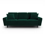 Sofa-lova Micadoni Moghan, 235x100x88 cm, žalia