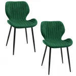 2-ių kėdžių komplektas Akord SJ.17, žalias
