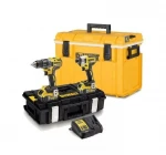 DEWALT COMBO KIT 18V DCD796 + DCF887 2x5,0Ah TOUGH SYSTEM DCK266P2C + Šaldytuvas