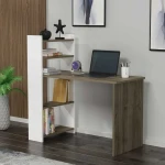 Kalune Design Darbo stalas Enna - Walnut, Baltas