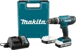 Makita smūginis suktuvas-gręžtuvas HP488DWAE, 18 V, 2x2,0 Ah, lagaminas