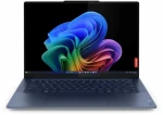 Nešiojamas kompiuteris LENOVO YOGA SLIM 7 SNAPDRAGON X ELITE X1E-78-100/14.5" 3K (2944X1840) OLED 1000NITS (PIŠKUS) / 500NITS (TIPINIS), Blizgus / ANTI GERGERANT, VIPPSIONA, 900 d HDR 600/16GB/512GB SSD/QUALCOMM ADRENO GPU/W11H/ENG (COSMIC Mėlynas)