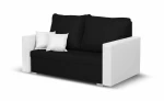 Sofa Eko, balta/juoda