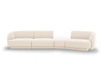 Modulinė sofa Micadoni Miley, smėlio spalvos