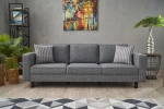 Kalune Design 3 vietų sofa Kale Linen - Pilkas