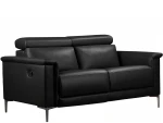 Trivietė sofa reglaineris Loft24 Lund, juoda