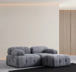 Sofa Petite 2, pilka