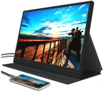 Denver 15,6" transportabel monitorius - Full HD med IPS Panel - Perfect som ekstra skærm til bærbar, tablet eller smartphone